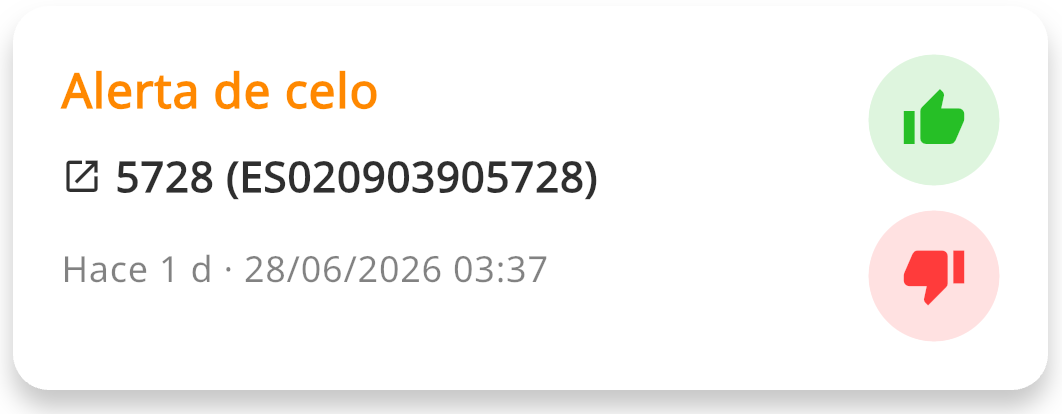 aviso de vaca en celo